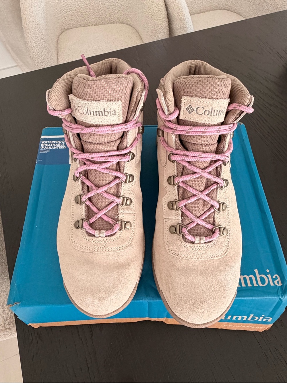 Columbia Newton Ridge Plus Amped Waterproof Hiking Boots Women 11 / Men 9.5